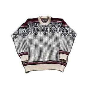 NORLANDER NORWAY NORDIC PURE NEW WOOL KNITTED SWEATER XL
